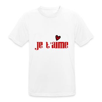 PAAR. GERADE VERHEIRATET. Junggesellinnenabschied. VALENTINSTAG. MARIES - Männer T-Shirt atmungsaktiv - Weiß - Vorne - AI Model Male 185 dark (185cm)