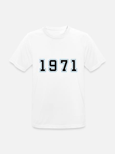 1971 Year Birthday - Men's Breathable T-Shirt - white