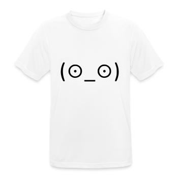 Étonné? Nous aussi ! 😳 - T-shirt respirant Homme - blanc - Devant - AI Model Male 185 dark (185cm)
