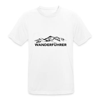 Wanderfuhrer - (7) - Männer T-Shirt atmungsaktiv - Weiß - Vorne - AI Model Male 185 dark (185cm)