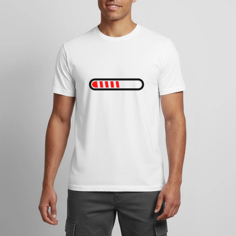 Loading bar vector loaded Loading Design 001 Men's Breathable T-Shirt