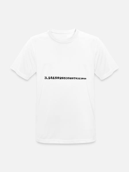 Pi - Men's Breathable T-Shirt - white