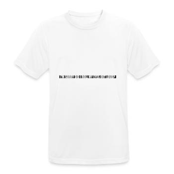 Roll My Eyes Out - Männer T-Shirt atmungsaktiv - Weiß - Vorne - AI Model Male 185 dark (185cm)