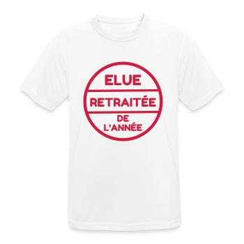 Retirement Retired Ruhestand Retraite Retraitée - Men's Breathable T-Shirt - white - Front - AI Model Male 185 dark (185cm)
