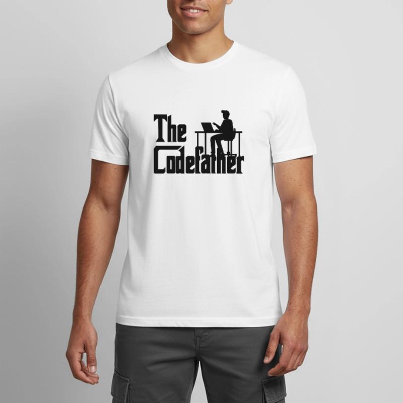 The Codefather Coding Programierer Geschenk Männer T-Shirt atmungsaktiv