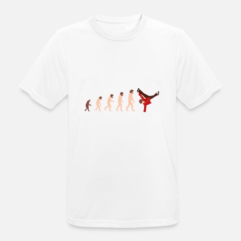 Evolution Breakdance Funny gift idea - Men's Breathable T-Shirt - white