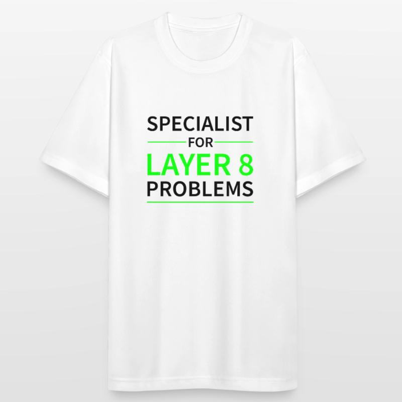 Specialist for layer 8 problems gift code Men's Breathable T-Shirt