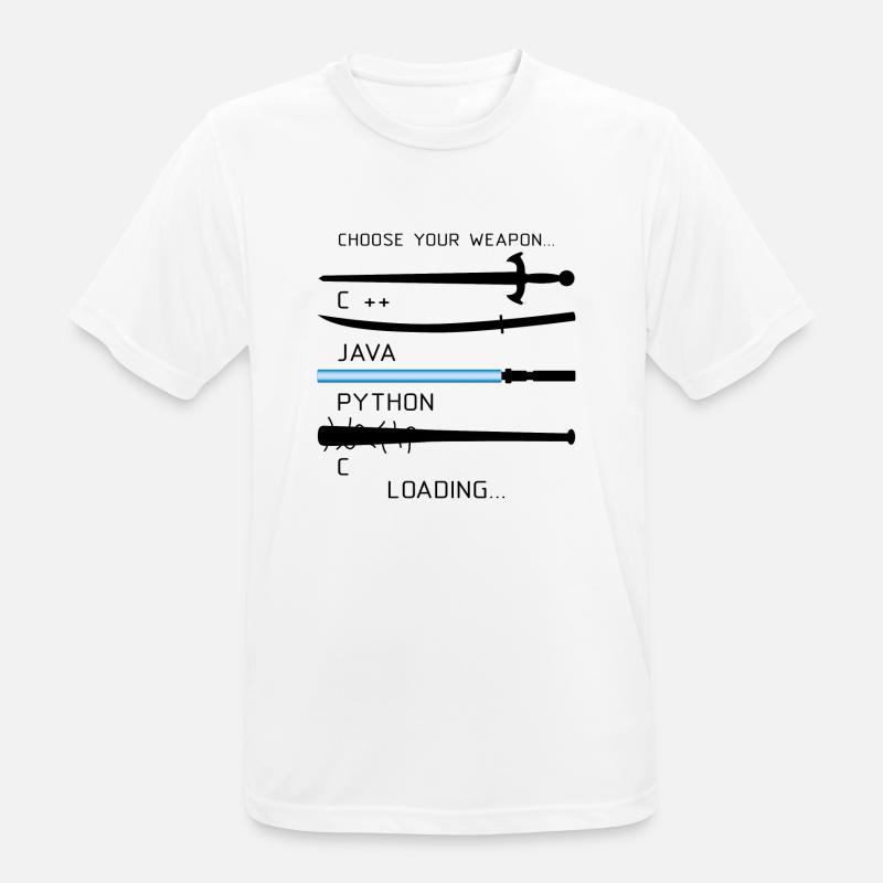 Coding Java programmeur profession cadeau - T-shirt respirant Homme - blanc