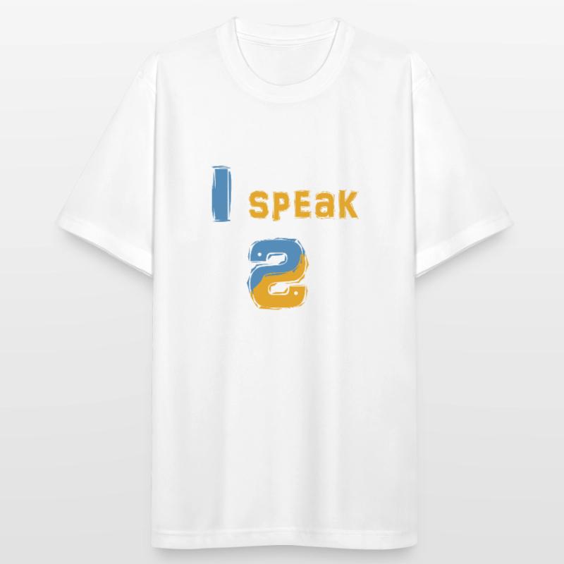 I Speak Python - For all Coder in Python Männer T-Shirt atmungsaktiv