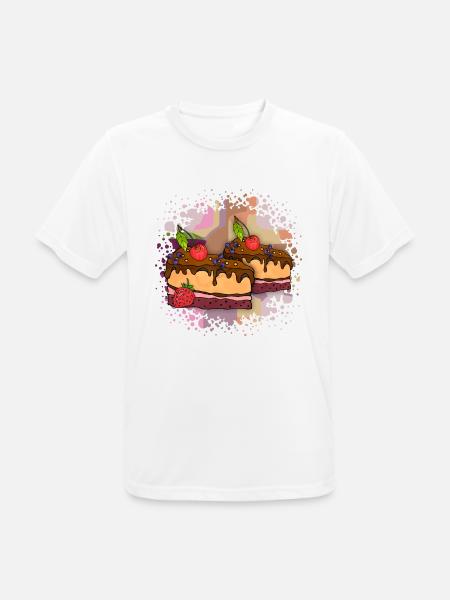 Cake - Men's Breathable T-Shirt - white