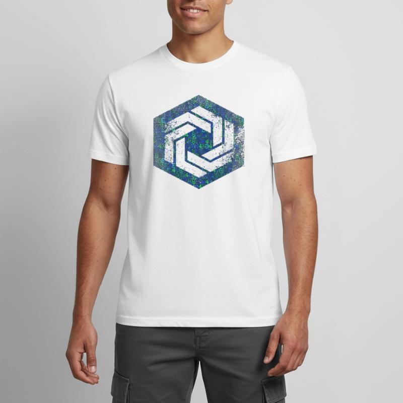 Hexagon-Programmierung Programmierer Codierung geometrisch Männer T-Shirt atmungsaktiv