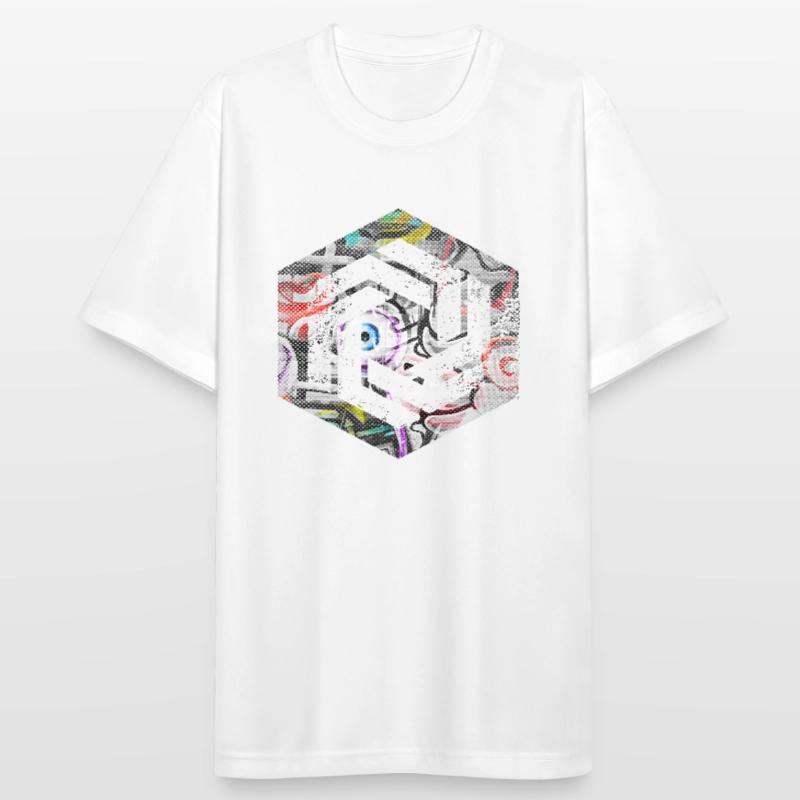 hexagon programming programmer coding geometric Men's Breathable T-Shirt