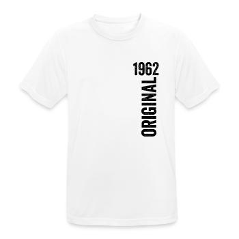1962 Original Birthday Gift 1962 - Men's Breathable T-Shirt - white - Front - AI Model Male 185 dark (185cm)
