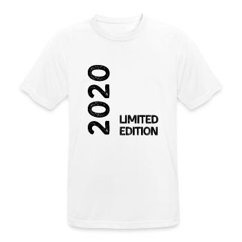 2020 Limitierte Auflage - Männer T-Shirt atmungsaktiv - Weiß - Vorne - AI Model Male 185 dark (185cm)