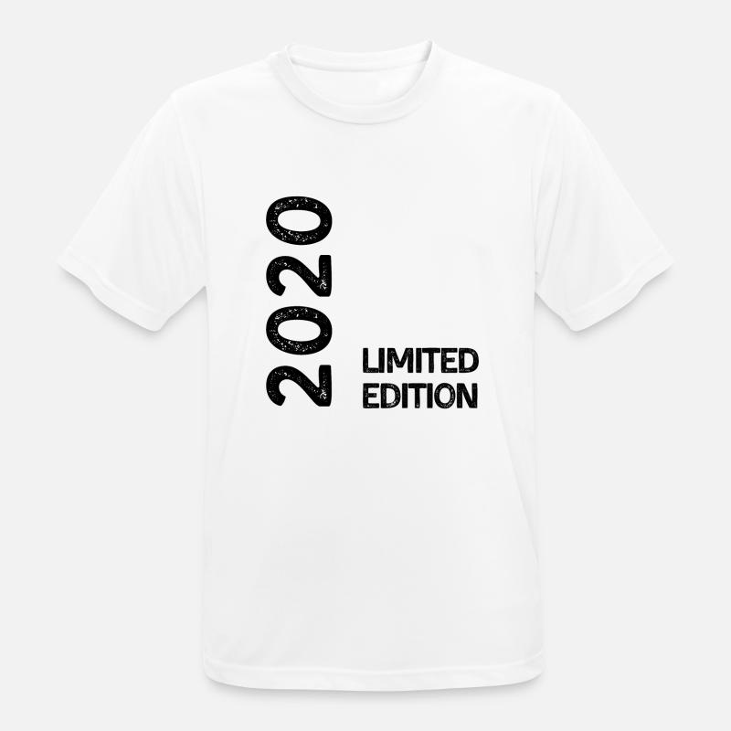 2020 Limitierte Auflage - Männer T-Shirt atmungsaktiv - Weiß