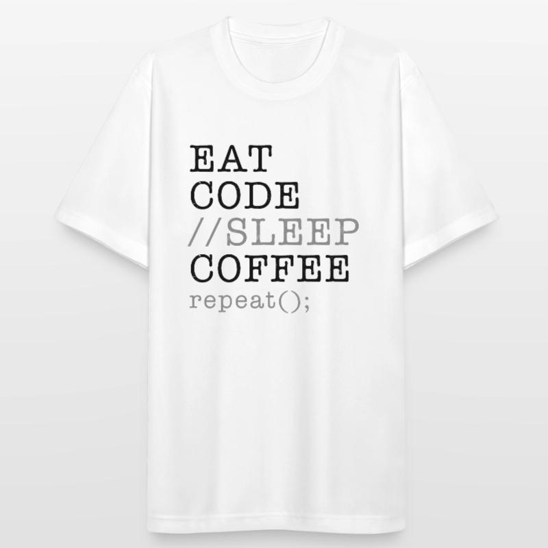 Computer Science Python Programmer Eat Code Sleep Men's Breathable T-Shirt