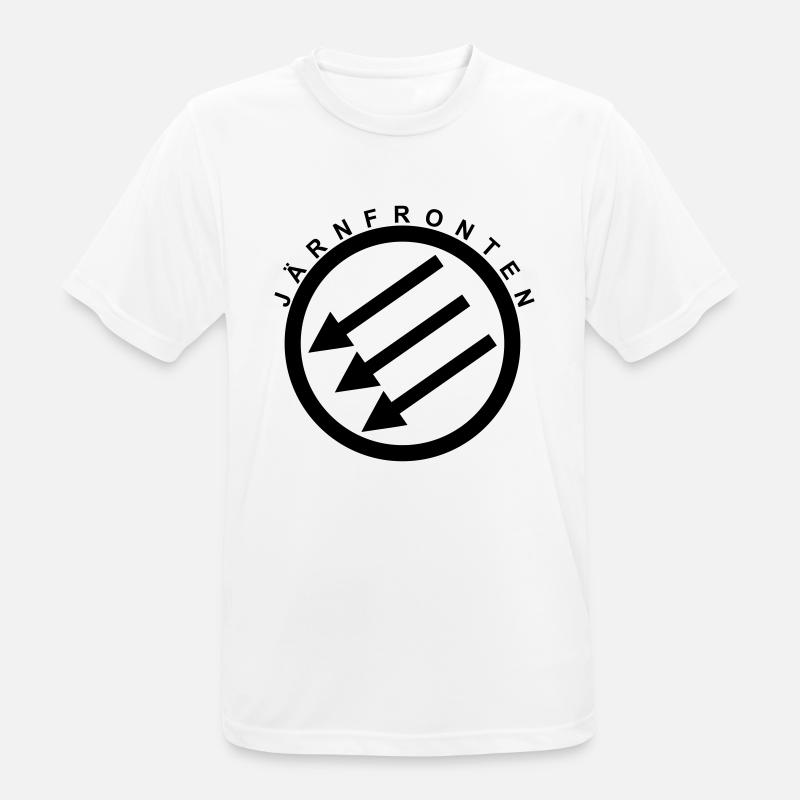 Järnfronten / Eiserne Front / Iron Front - Men's Breathable T-Shirt - white