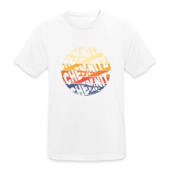 Chemnitz Deutschland Stadt Vintage Retro Skyline - Männer T-Shirt atmungsaktiv - Weiß - Vorne - AI Model Male 185 dark (185cm)
