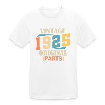 Monat 1925. 1925 Geburtstagsgeschenk. 99 Jahre alt Birt - Männer T-Shirt atmungsaktiv - Weiß - Vorne - AI Model Male 185 dark (185cm)