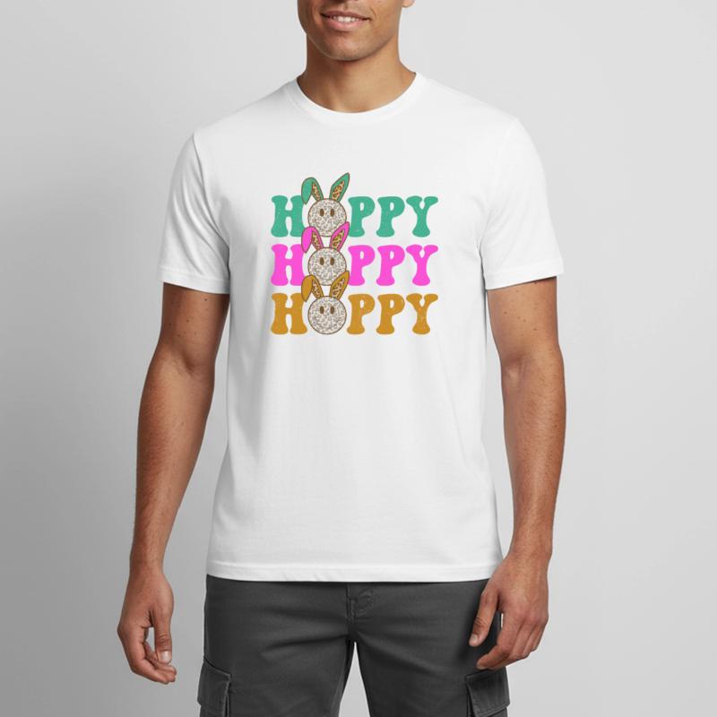 Happy Easter Easter Easter Egg Easter Celebration Easter Men's Breathable T-Shirt