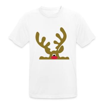 Funny gifts for Christmas - Men's Breathable T-Shirt - white - Front - AI Model Male 185 dark (185cm)