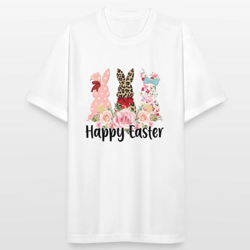 Happy Easter Easter Easter Egg Easter Celebration Easter Men's Breathable T-Shirt