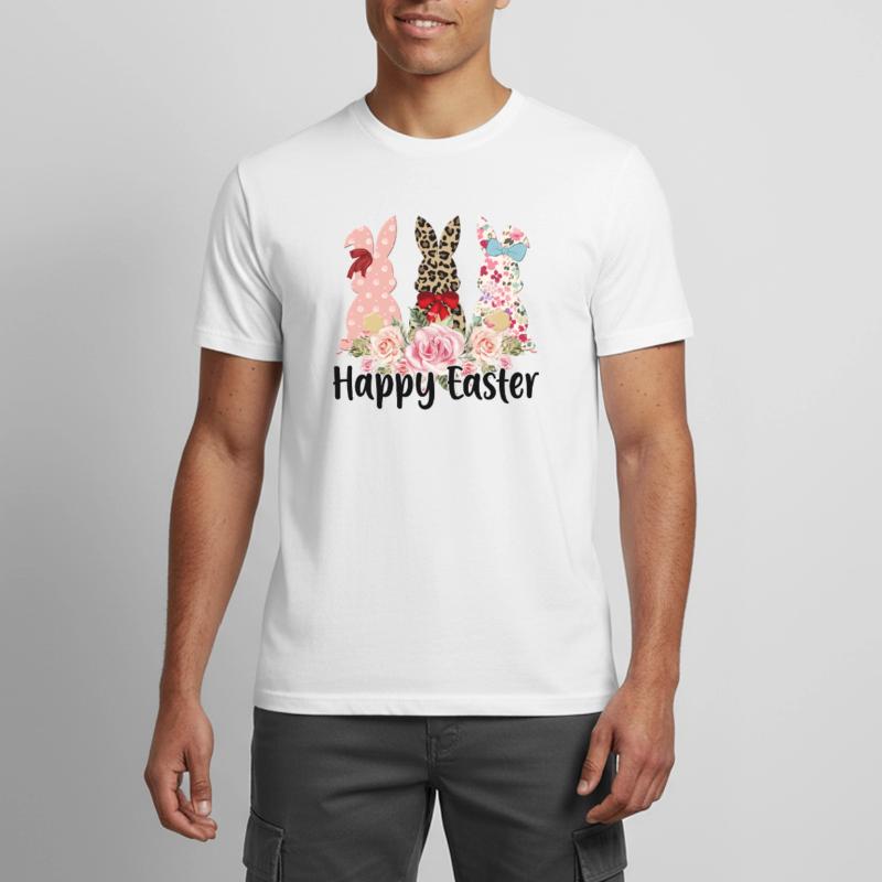 Happy Easter Easter Easter Egg Easter Celebration Easter Men's Breathable T-Shirt