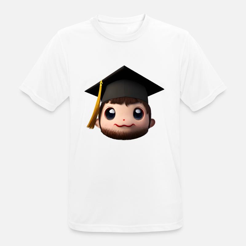 Bachelor Studium Absolvent Schulabschluss - Männer T-Shirt atmungsaktiv - Weiß