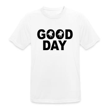Equestrian Equestrian - Men's Breathable T-Shirt - white - Front - AI Model Male 185 dark (185cm)