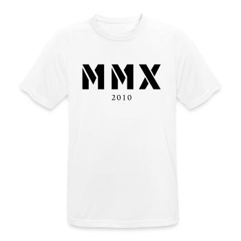 Römische Zahl Geburtsjahr Made in 2010 - Männer T-Shirt atmungsaktiv - Weiß - Vorne - AI Model Male 185 dark (185cm)