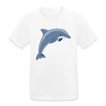 Meerestiere - Männer T-Shirt atmungsaktiv - Weiß - Vorne - AI Model Male 185 dark (185cm)