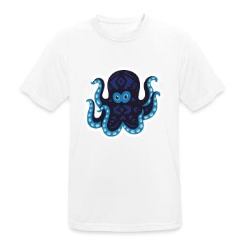Meerestiere - Männer T-Shirt atmungsaktiv - Weiß - Vorne - AI Model Male 185 dark (185cm)