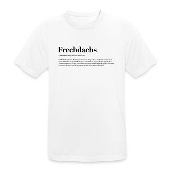 Frechdachs Definition Kosename frech locker - Männer T-Shirt atmungsaktiv - Weiß - Vorne - AI Model Male 185 dark (185cm)