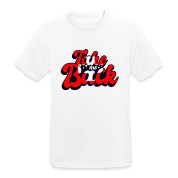 Suisse Drapeau Mal Du Pays Croix Affligé Look Suisse - T-shirt respirant Homme - blanc - Devant - AI Model Male 185 dark (185cm)