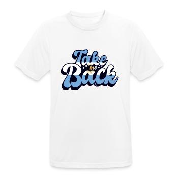 Argentina Flag South America Argentine Flag - Men's Breathable T-Shirt - white - Front - AI Model Male 185 dark (185cm)
