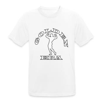 Bodybuilding body building Fitness Golden Era - Männer T-Shirt atmungsaktiv - Weiß - Vorne - AI Model Male 185 dark (185cm)