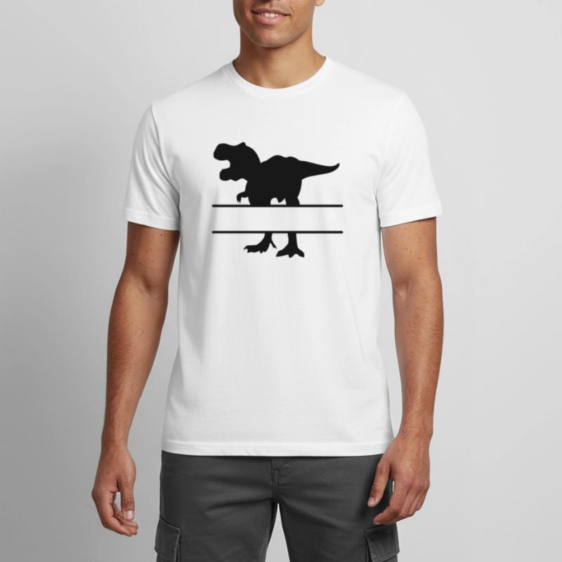 Dinosaurier - eigenen Text, eigener Name, T Rex Männer T-Shirt atmungsaktiv
