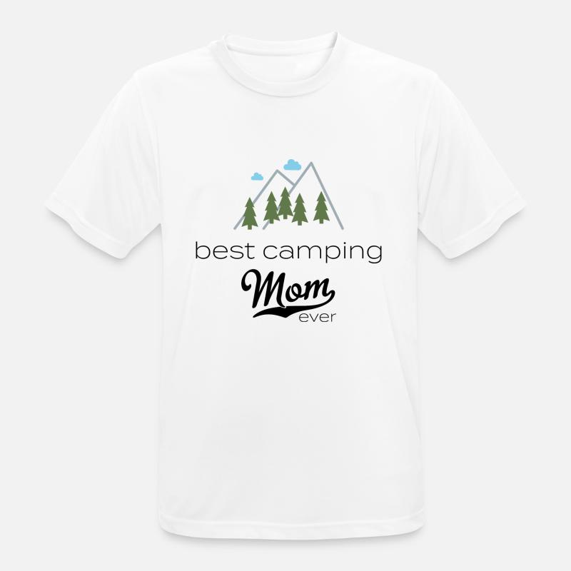 Camper - Männer T-Shirt atmungsaktiv - Weiß
