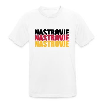 Nastrovje Deutschland Germany Fan Shirt - Männer T-Shirt atmungsaktiv - Weiß - Vorne - AI Model Male 185 dark (185cm)