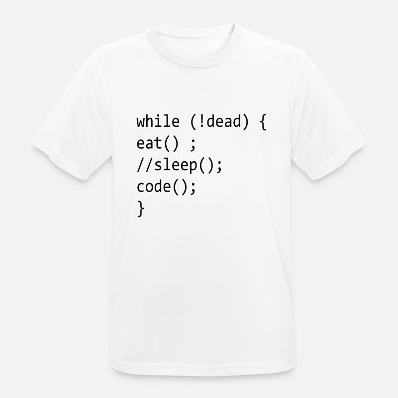 Code Admin Informatik Nerd Programming - Männer T-Shirt atmungsaktiv - Weiß