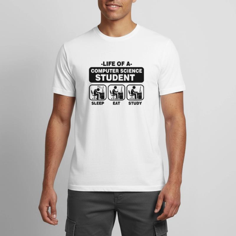 Student Computer Science Programming Gift Nerd Admin Men's Breathable T-Shirt