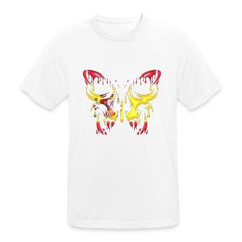 Espagne Pays Drapeau États officiels Continent - T-shirt respirant Homme - blanc - Devant - AI Model Male 185 dark (185cm)