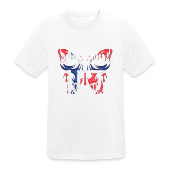 Norwegen, Länderflagge, offizielle Staaten, Kontinent - Männer T-Shirt atmungsaktiv - Weiß - Vorne - AI Model Male 185 dark (185cm)