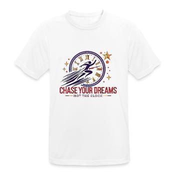 dreams - T-shirt respirant Homme - blanc - Devant - AI Model Male 185 dark (185cm)