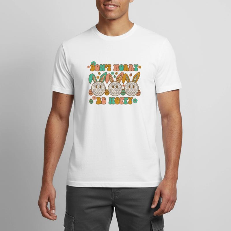 Happy Easter Easter Easter Egg Easter Celebration Easter Men's Breathable T-Shirt