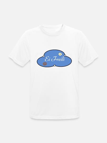 Freili - Men's Breathable T-Shirt - white