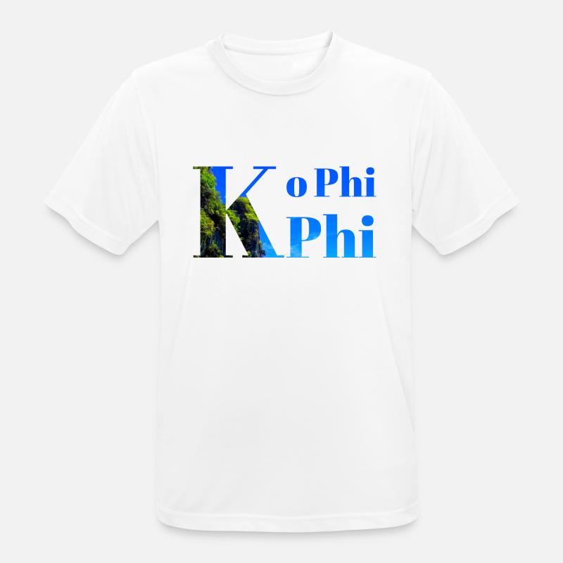 Ko Phi Phi - Men's Breathable T-Shirt - white