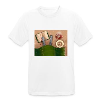 Perfect day - Men's Breathable T-Shirt - white - Front - AI Model Male 185 dark (185cm)
