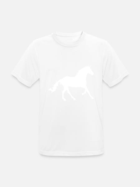 horse - Men's Breathable T-Shirt - white