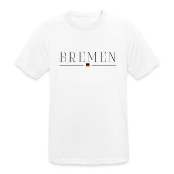 Bremen, Germany Elegance Style Design T-Shirt - Men's Breathable T-Shirt - white - Front - AI Model Male 185 dark (185cm)